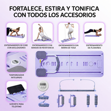 Tabla de Pilates Plegable Premium – Entrenador Todo en Uno para Todo el Cuerpo
