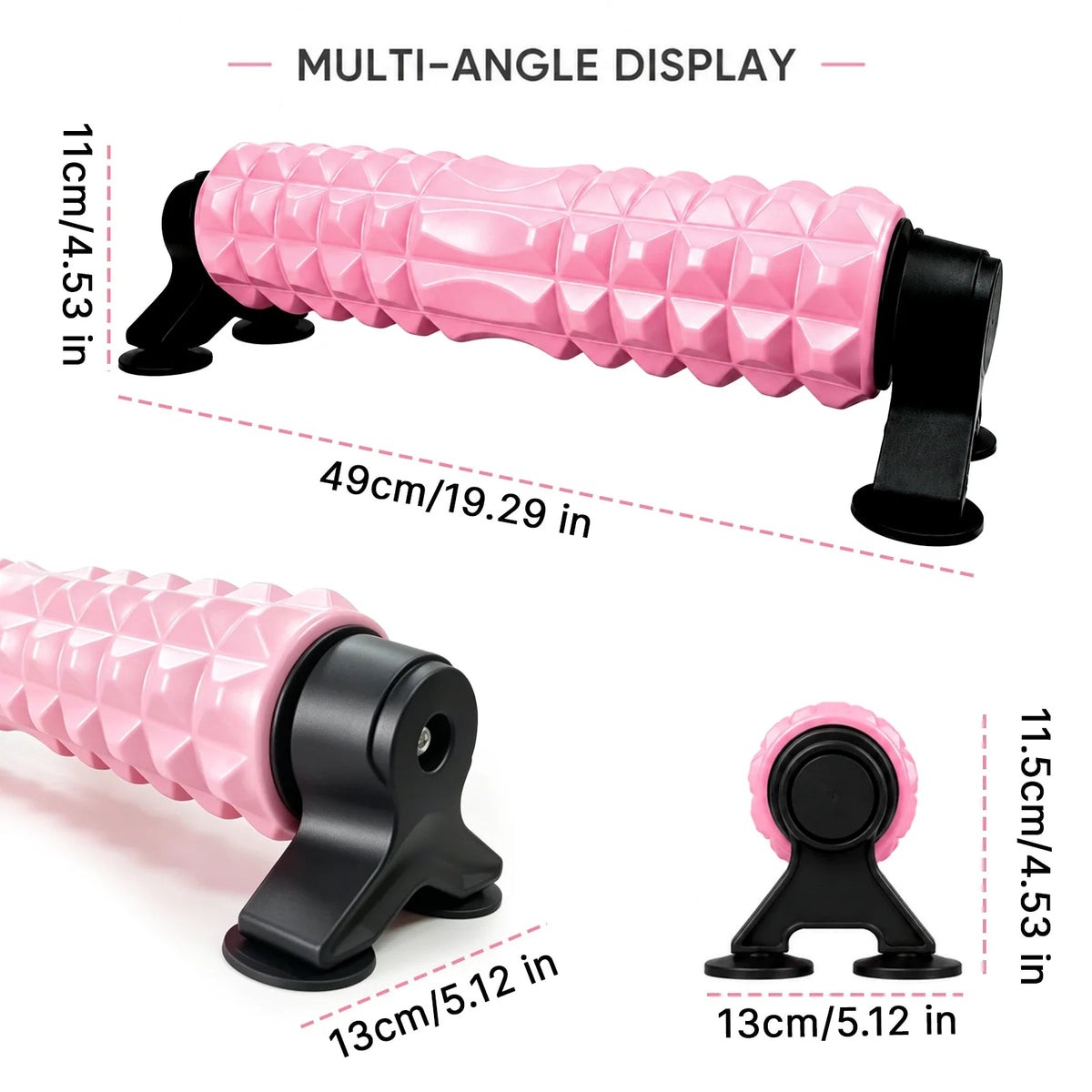 FlexiHome Rodillo de Espuma para Tejido Profundo con Ventosa